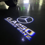 MERCEDES BENZ CLA 250 LOGO PROJECTOT LIGHTS  (quantity 1 = 1 set /2 door lights with 2 logo films)Nr.02M226
