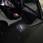 MERCEDES BENZ CLA 250 LOGO PROJECTOT LIGHTS  (quantity 1 = 1 set /2 door lights with 2 logo films)Nr.02M228