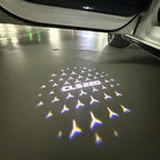 MERCEDES BENZ CLS 220 LOGO PROJECTOT LIGHTS  (quantity 1 = 1 set /2 door lights with 2 logo films)Nr.02M194