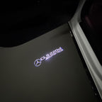 MERCEDES BENZ CLS 220d LOGO PROJECTOT LIGHTS  (quantity 1 = 1 set /2 door lights with 2 logo films)Nr.02M195