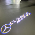 MERCEDES BENZ CLS 300d LOGO PROJECTOT LIGHTS  (quantity 1 = 1 set /2 door lights with 2 logo films)Nr.02M190