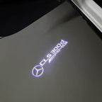 MERCEDES BENZ CLS 300d LOGO PROJECTOT LIGHTS  (quantity 1 = 1 set /2 door lights with 2 logo films)Nr.02M190