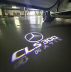MERCEDES BENZ CLS 300 LOGO PROJECTOT LIGHTS  (quantity 1 = 1 set /2 door lights with 2 logo films)Nr.02M192