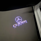 MERCEDES BENZ CLS 300 LOGO PROJECTOT LIGHTS  (quantity 1 = 1 set /2 door lights with 2 logo films)Nr.02M192