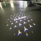 MERCEDES BENZ CLS 350 LOGO PROJECTOT LIGHTS  (quantity 1 = 1 set /2 door lights with 2 logo films)Nr.02M186