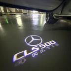 MERCEDES BENZ CLS 500 LOGO PROJECTOT LIGHTS  (quantity 1 = 1 set /2 door lights with 2 logo films)Nr.02M187