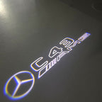 MERCEDES BENZ C43 AMG LOGO PROJECTOT LIGHTS  (quantity 1 = 1 set /2 door lights with 2 logo films)Nr.02M292