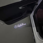 MERCEDES BENZ C43 AMG LOGO PROJECTOT LIGHTS  (quantity 1 = 1 set /2 door lights with 2 logo films)Nr.02M292