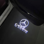 MERCEDES BENZ C43 AMG LOGO PROJECTOT LIGHTS  (quantity 1 = 1 set /2 door lights with 2 logo films)Nr.02M288