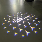 MERCEDES BENZ C43 AMG LOGO PROJECTOT LIGHTS  (quantity 1 = 1 set /2 door lights with 2 logo films)Nr.02M291