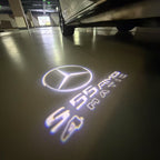 MERCEDES BENZ S55 AMG LOGO PROJECTOT LIGHTS  (quantity 1 = 1 set /2 door lights with 2 logo films)Nr.02M320