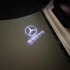 MERCEDES BENZ S55 AMG LOGO PROJECTOT LIGHTS  (quantity 1 = 1 set /2 door lights with 2 logo films)Nr.02M320