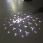 MERCEDES BENZ S55 AMG LOGO PROJECTOT LIGHTS  (quantity 1 = 1 set /2 door lights with 2 logo films)Nr.02M321