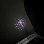 MERCEDES BENZ S55 AMG LOGO PROJECTOT LIGHTS  (quantity 1 = 1 set /2 door lights with 2 logo films)Nr.02M321