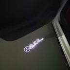 MERCEDES BENZ S55 AMG LOGO PROJECTOT LIGHTS  (quantity 1 = 1 set /2 door lights with 2 logo films)Nr.02M322