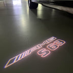 MERCEDES BENZ S63 AMG LOGO PROJECTOT LIGHTS  (quantity 1 = 1 set /2 door lights with 2 logo films)Nr.02M325
