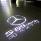 MERCEDES BENZ S65 AMG LOGO PROJECTOT LIGHTS  (quantity 1 = 1 set /2 door lights with 2 logo films)Nr.02M317