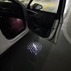 MERCEDES BENZ CLA35 AMG LOGO PROJECTOT LIGHTS  (quantity 1 = 1 set /2 door lights with 2 logo films)Nr.02M266