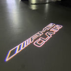 MERCEDES BENZ CLA 35 AMG LOGO PROJECTOT LIGHTS  (quantity 1 = 1 set /2 door lights with 2 logo films)Nr.02M264