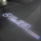 MERCEDES BENZ ML63 AMG LOGO PROJECTOT LIGHTS  (quantity 1 = 1 set /2 door lights with 2 logo films)Nr.02M392