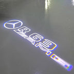 MERCEDES BENZ R63 AMG LOGO PROJECTOT LIGHTS  (quantity 1 = 1 set /2 door lights with 2 logo films)Nr.02M394