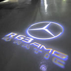 MERCEDES BENZ R63 AMG LOGO PROJECTOT LIGHTS  (quantity 1 = 1 set /2 door lights with 2 logo films)Nr.02M397