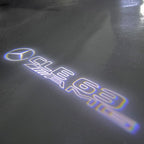 MERCEDES BENZ CLE63 AMG LOGO PROJECTOT LIGHTS  (quantity 1 = 1 set /2 door lights with 2 logo films)Nr.02M336