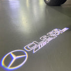 MERCEDES BENZ CLS55 AMG LOGO PROJECTOT LIGHTS  (quantity 1 = 1 set /2 door lights with 2 logo films)Nr.02M286