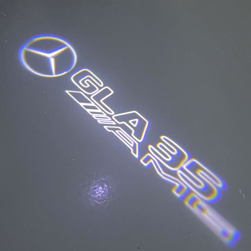 MERCEDES BENZ GLA35 AMG LOGO PROJECTOT LIGHTS  (quantity 1 = 1 set /2 door lights with 2 logo films)Nr.02M342
