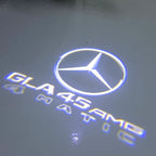 MERCEDES BENZ GLA45 AMG LOGO PROJECTOT LIGHTS  (quantity 1 = 1 set /2 door lights with 2 logo films)Nr.02M346