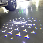 MERCEDES BENZ GLB35 AMG LOGO PROJECTOT LIGHTS  (quantity 1 = 1 set /2 door lights with 2 logo films)Nr.02M352