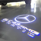 MERCEDES BENZ GLC43 AMG LOGO PROJECTOT LIGHTS  (quantity 1 = 1 set /2 door lights with 2 logo films)Nr.02M357