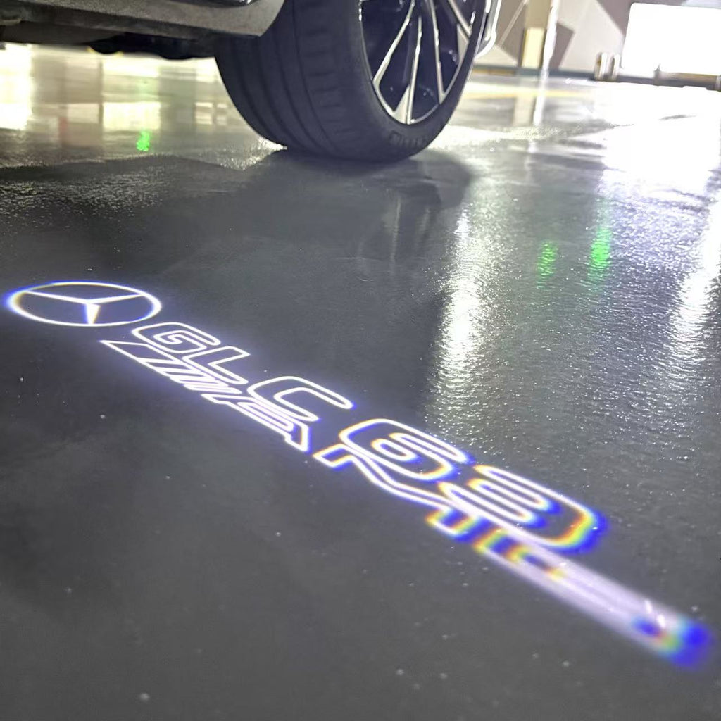 MERCEDES BENZ GLC63 AMG LOGO PROJECTOT LIGHTS  (quantity 1 = 1 set /2 door lights with 2 logo films)Nr.02M361