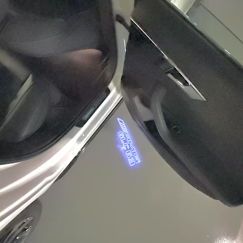 MERCEDES BENZ GLC63 AMG LOGO PROJECTOT LIGHTS  (quantity 1 = 1 set /2 door lights with 2 logo films)Nr.02M358