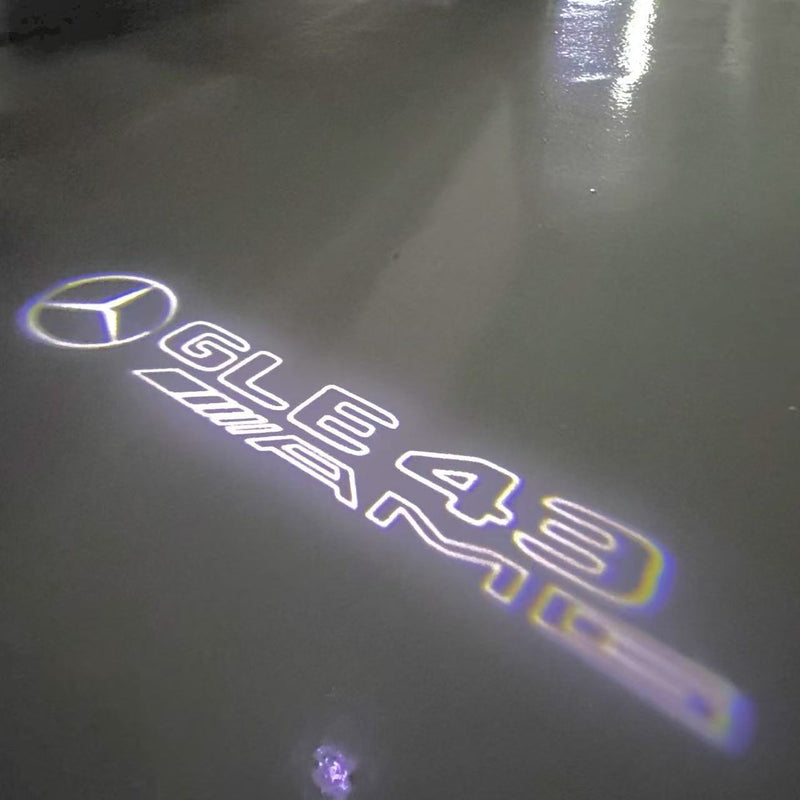 MERCEDES BENZ GLE43 AMG LOGO PROJECTOT LIGHTS  (quantity 1 = 1 set /2 door lights with 2 logo films)Nr.02M367