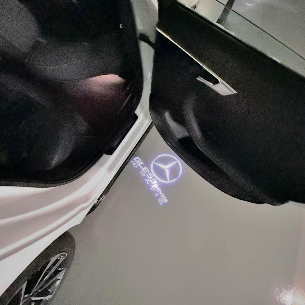 MERCEDES BENZ GLE53 AMG LOGO PROJECTOT LIGHTS  (quantity 1 = 1 set /2 door lights with 2 logo films)Nr.02M370