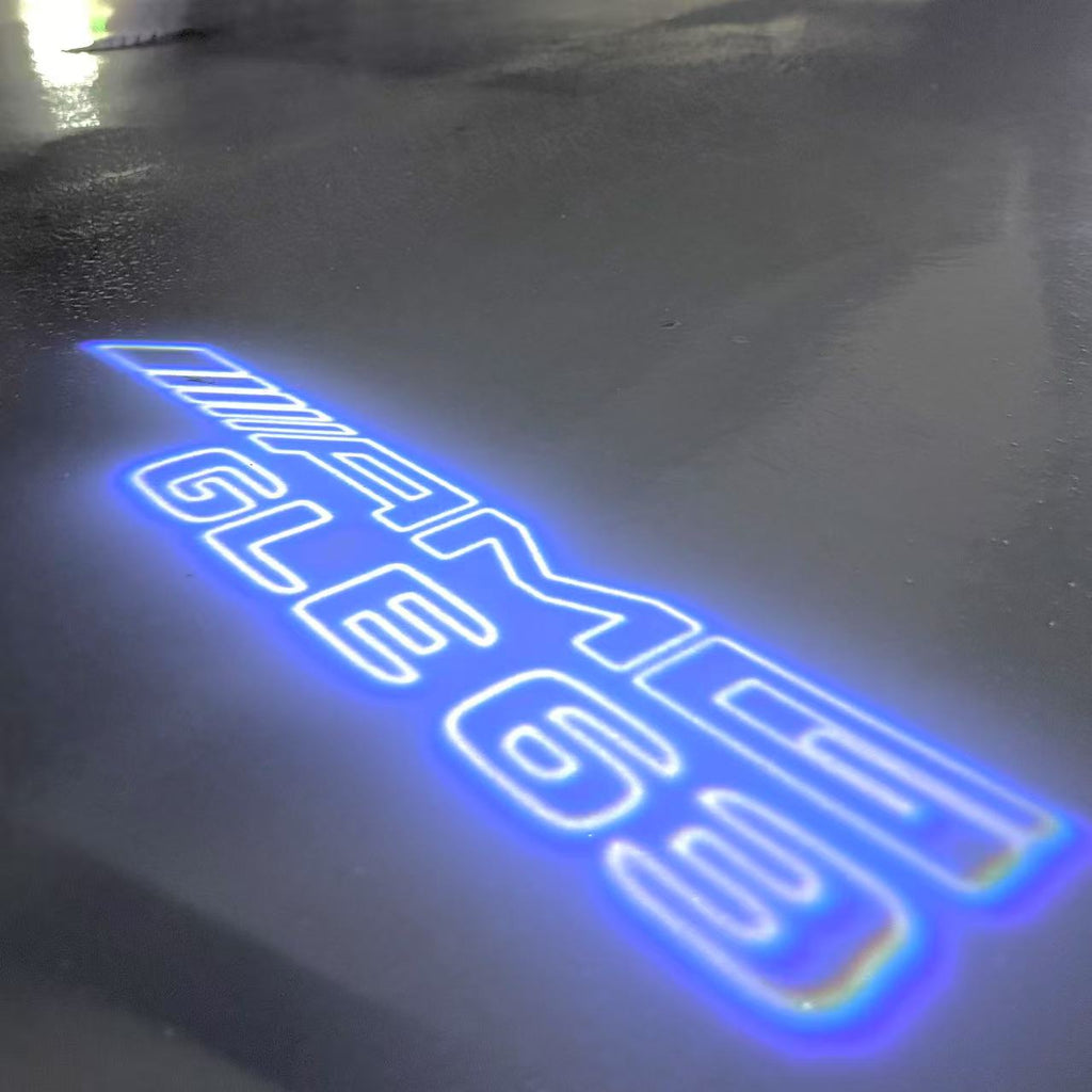 MERCEDES BENZ GLE63 AMG LOGO PROJECTOT LIGHTS  (quantity 1 = 1 set /2 door lights with 2 logo films)Nr.02M374