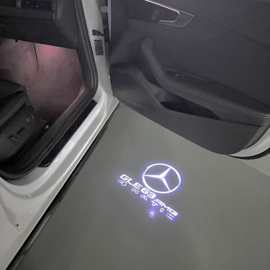 MERCEDES BENZ GLE63 AMG LOGO PROJECTOT LIGHTS  (quantity 1 = 1 set /2 door lights with 2 logo films)Nr.02M377