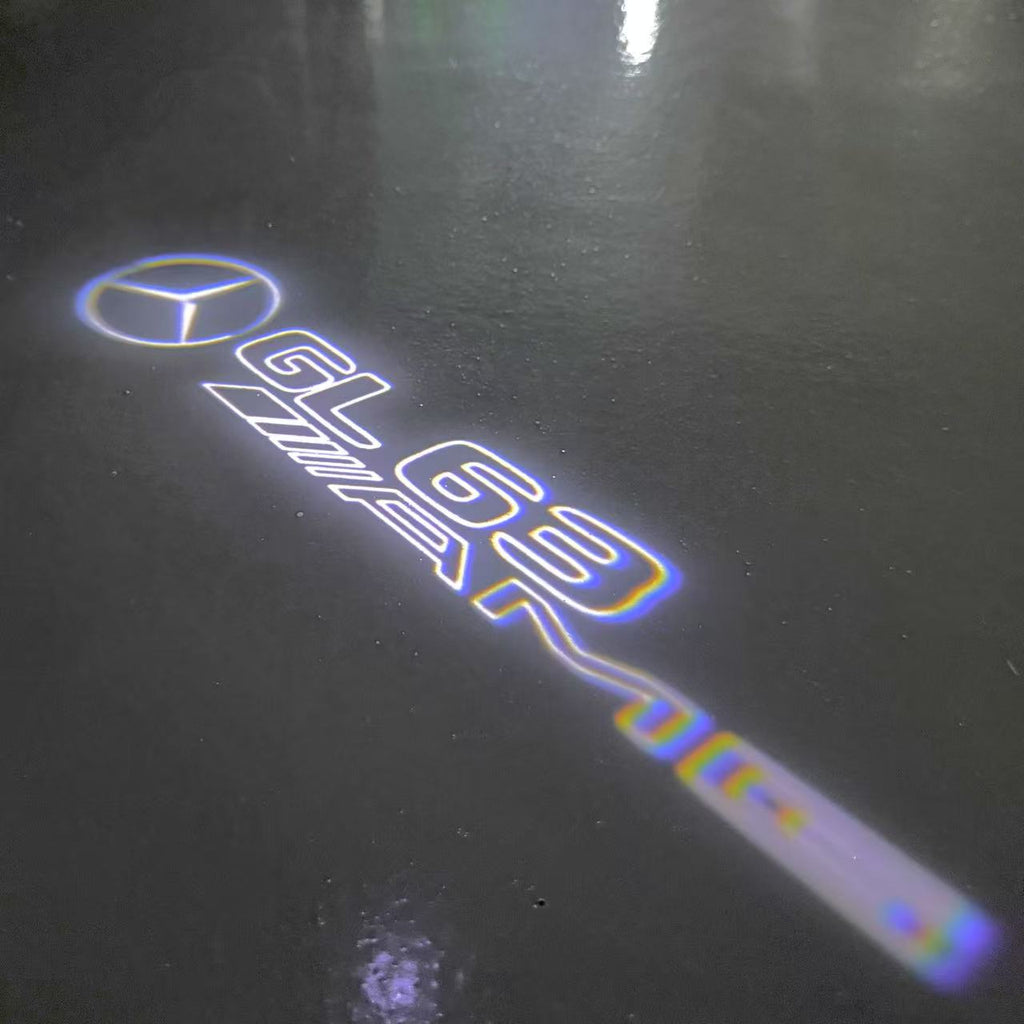 MERCEDES BENZ GL63 AMG LOGO PROJECTOT LIGHTS  (quantity 1 = 1 set /2 door lights with 2 logo films)Nr.02M402