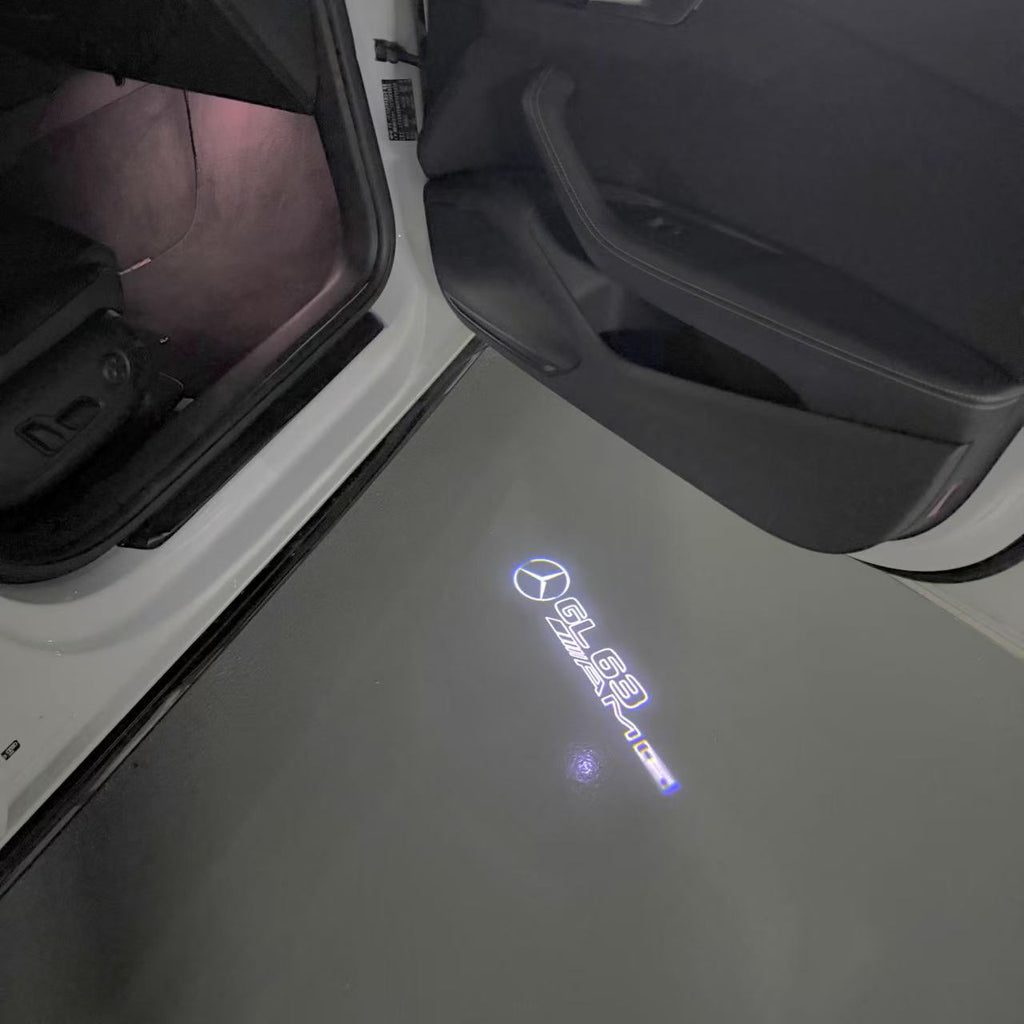 MERCEDES BENZ GL63 AMG LOGO PROJECTOT LIGHTS  (quantity 1 = 1 set /2 door lights with 2 logo films)Nr.02M402