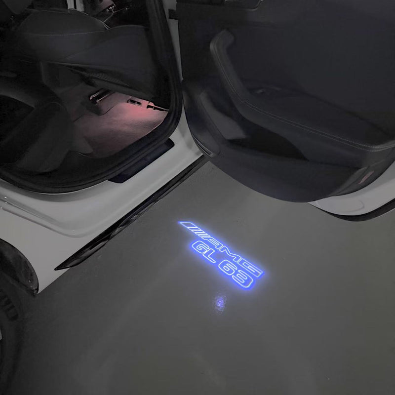 MERCEDES BENZ GL63 AMG LOGO PROJECTOT LIGHTS  (quantity 1 = 1 set /2 door lights with 2 logo films)Nr.02M399
