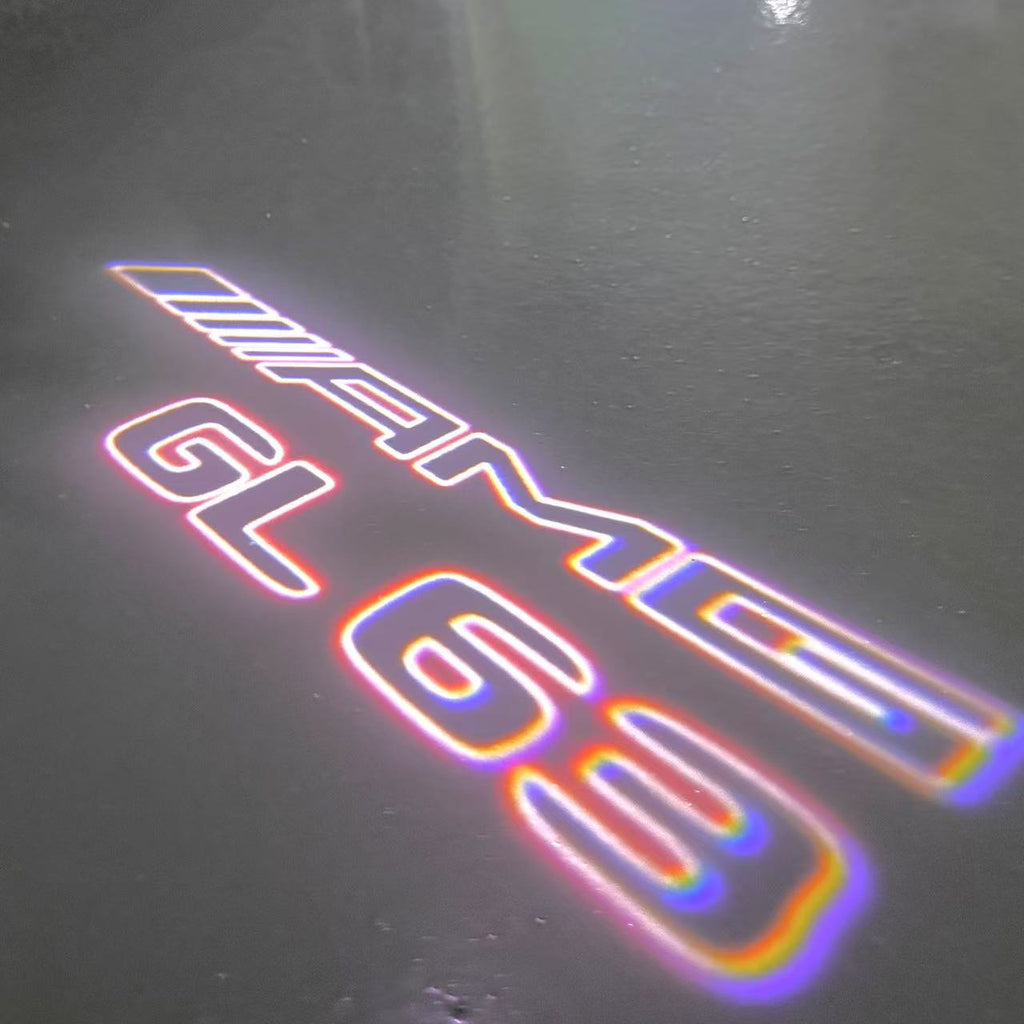 MERCEDES BENZ GL63 AMG LOGO PROJECTOT LIGHTS  (quantity 1 = 1 set /2 door lights with 2 logo films)Nr.02M400