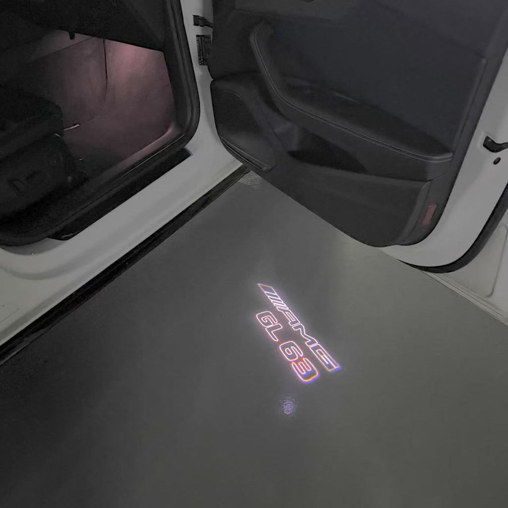 MERCEDES BENZ GL63 AMG LOGO PROJECTOT LIGHTS  (quantity 1 = 1 set /2 door lights with 2 logo films)Nr.02M400