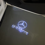 MERCEDES BENZ CLS63 AMG LOGO PROJECTOT LIGHTS  (quantity 1 = 1 set /2 door lights with 2 logo films)Nr.02M279