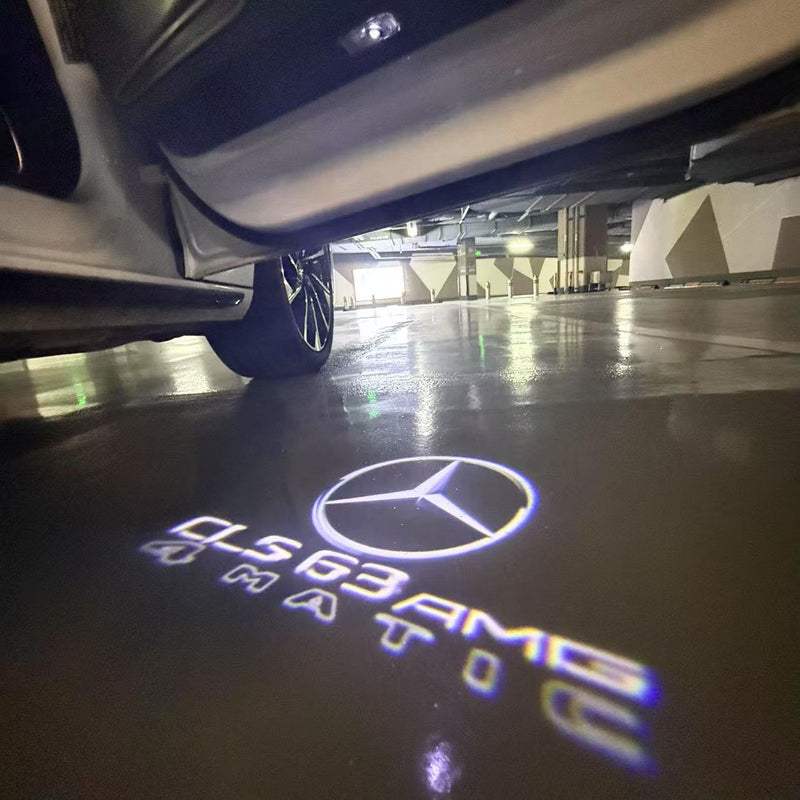 MERCEDES BENZ CLS63 AMG LOGO PROJECTOT LIGHTS  (quantity 1 = 1 set /2 door lights with 2 logo films)Nr.02M279