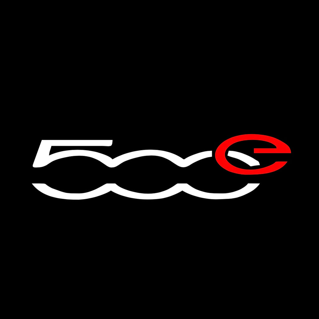 FIAT 500 LOGO PROJECTOT LIGHTS  (quantity  1 =  2 Logo Film /  2 door lights)Nr.48ER01