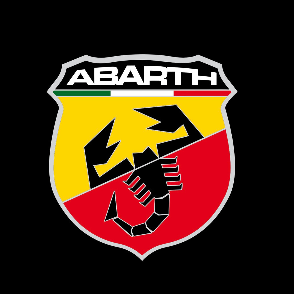 FIAT ABARTH  LOGO PROJECTOT LIGHTS  (quantity  1 =  2 Logo Film /  2 door lights)Nr.48ER04