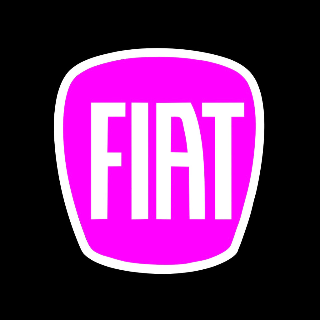 FIAT ORIGINAL LOGO PROJECTOT LIGHTS  (quantity  1 =  2 Logo Film /  2 door lights)Nr.48ER11