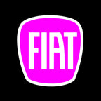 FIAT ORIGINAL LOGO PROJECTOT LIGHTS  (quantity  1 =  2 Logo Film /  2 door lights)Nr.48ER11