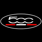 FIAT 500 LOGO PROJECTOT LIGHTS  (quantity  1 =  2 Logo Film /  2 door lights)Nr.48ER13
